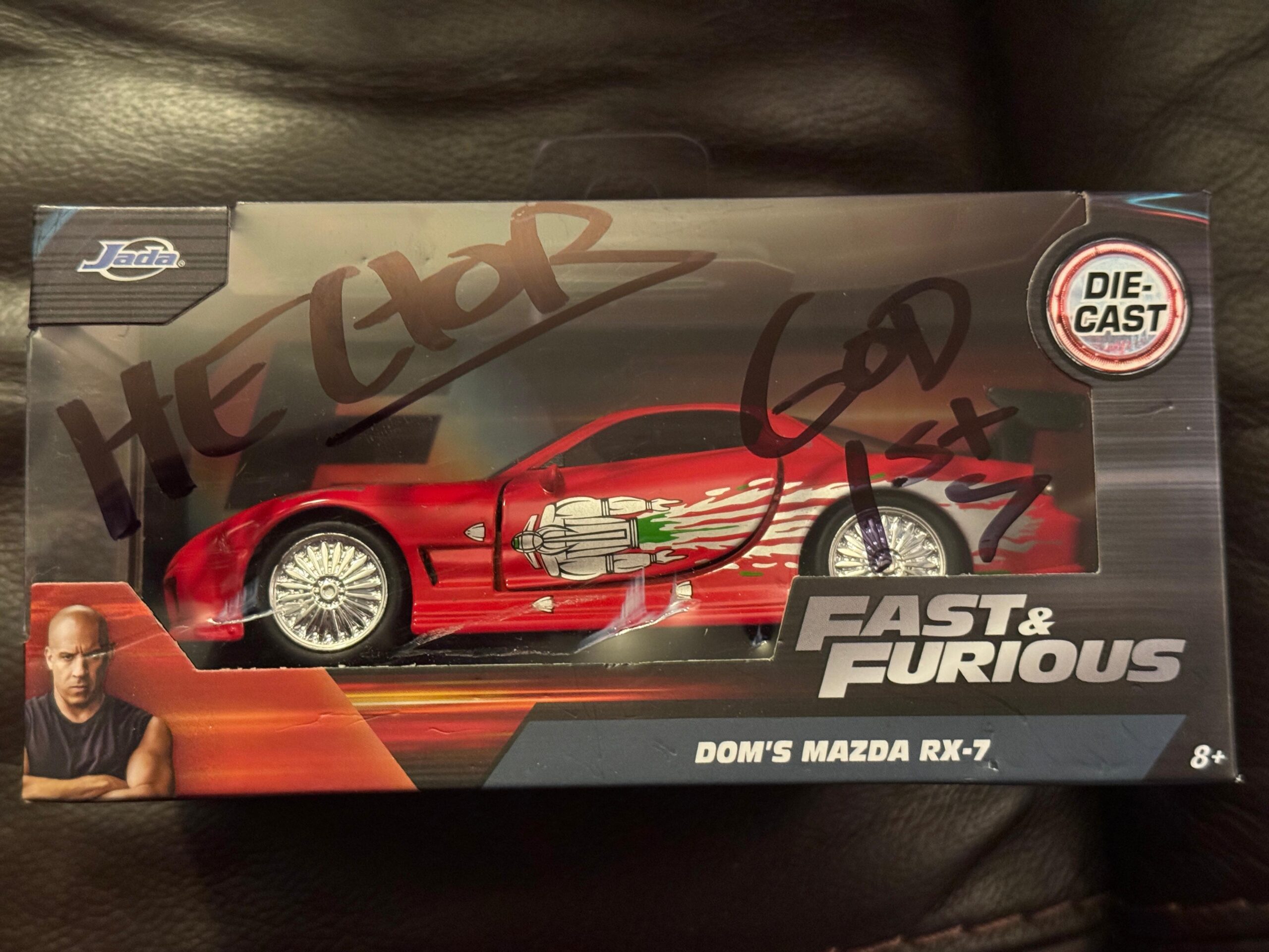 Fast and furious signed authentic cars