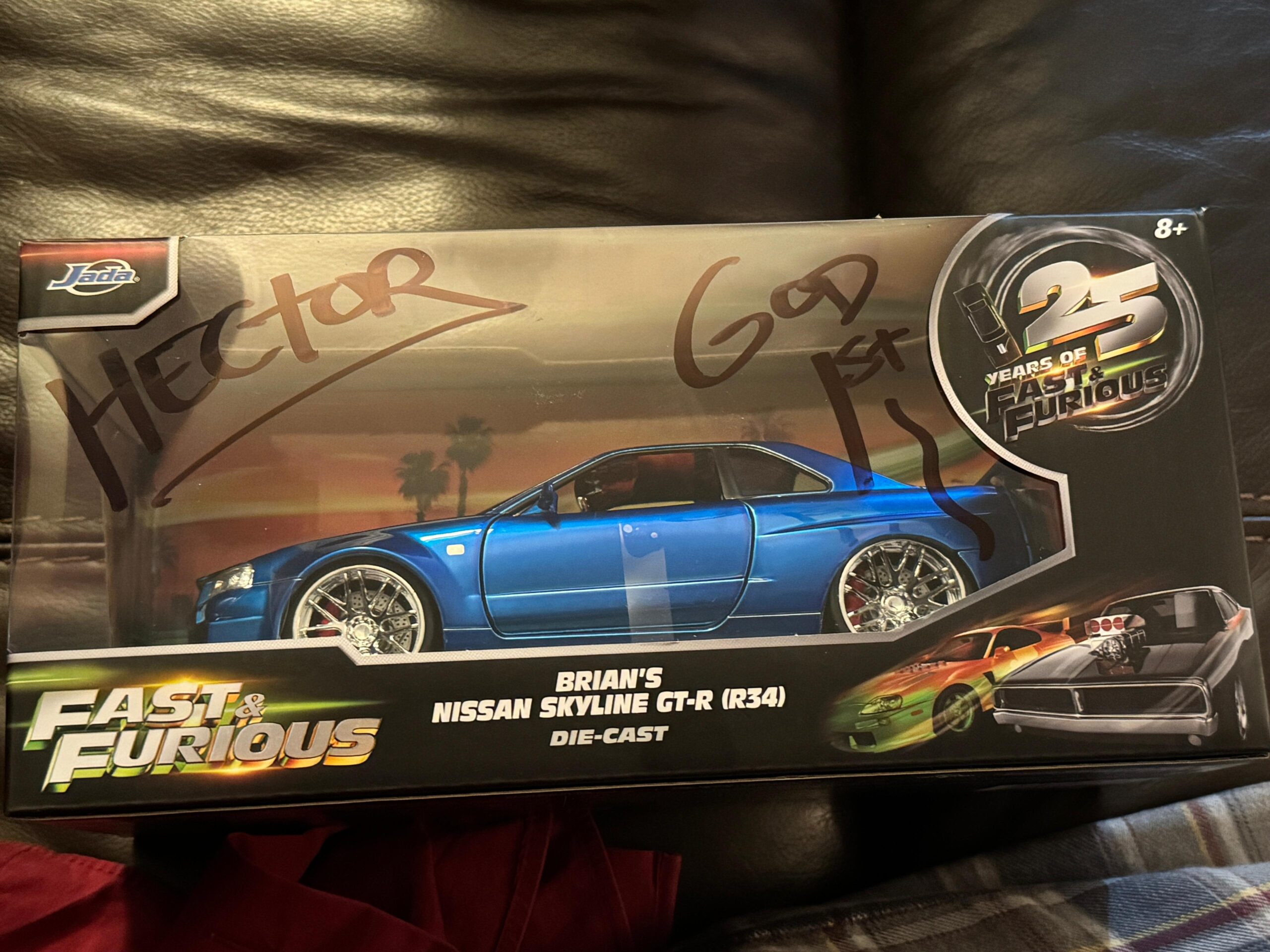 Fast and furious signed authentic cars