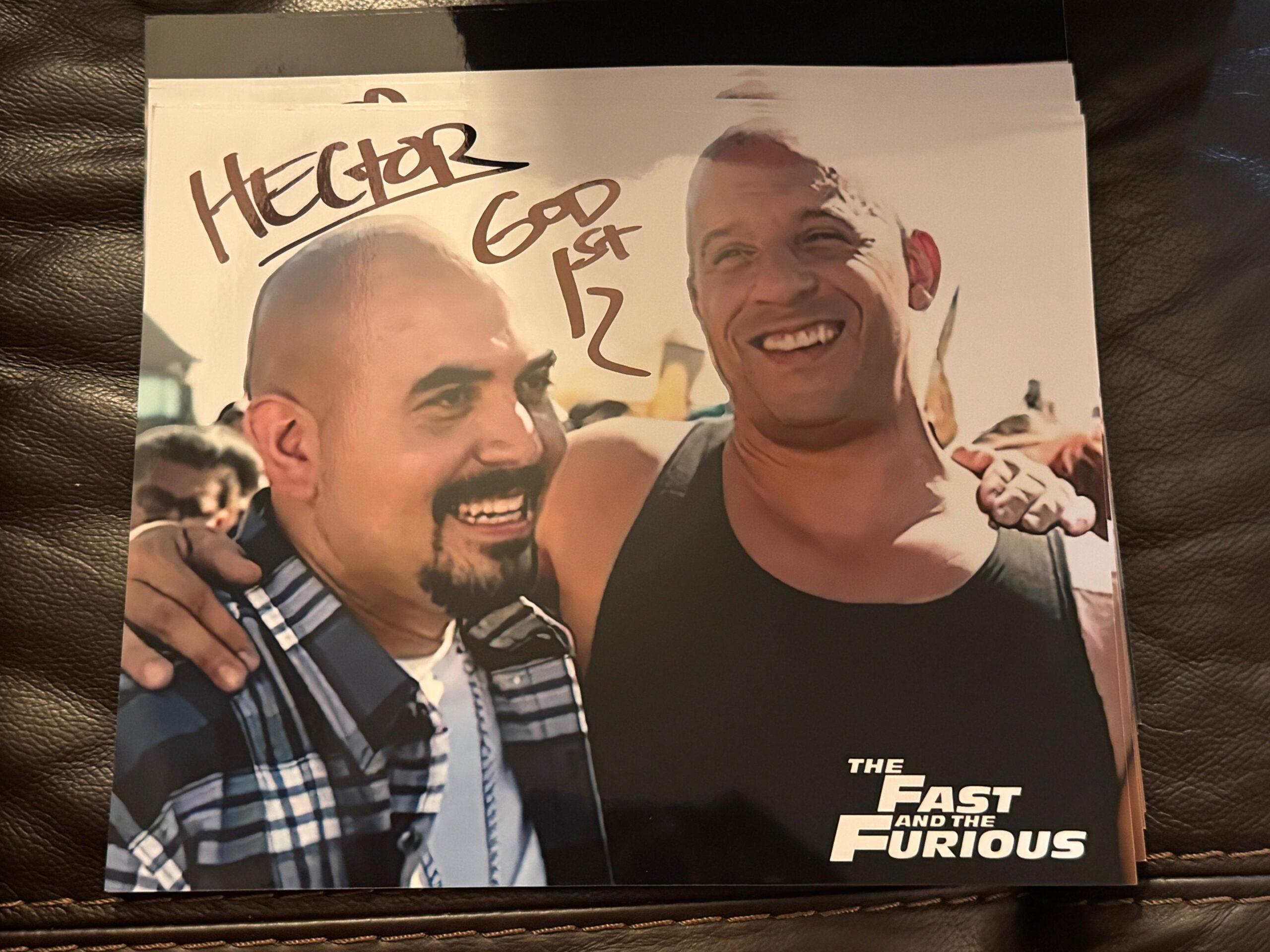 Fast and furious signed authentic cars