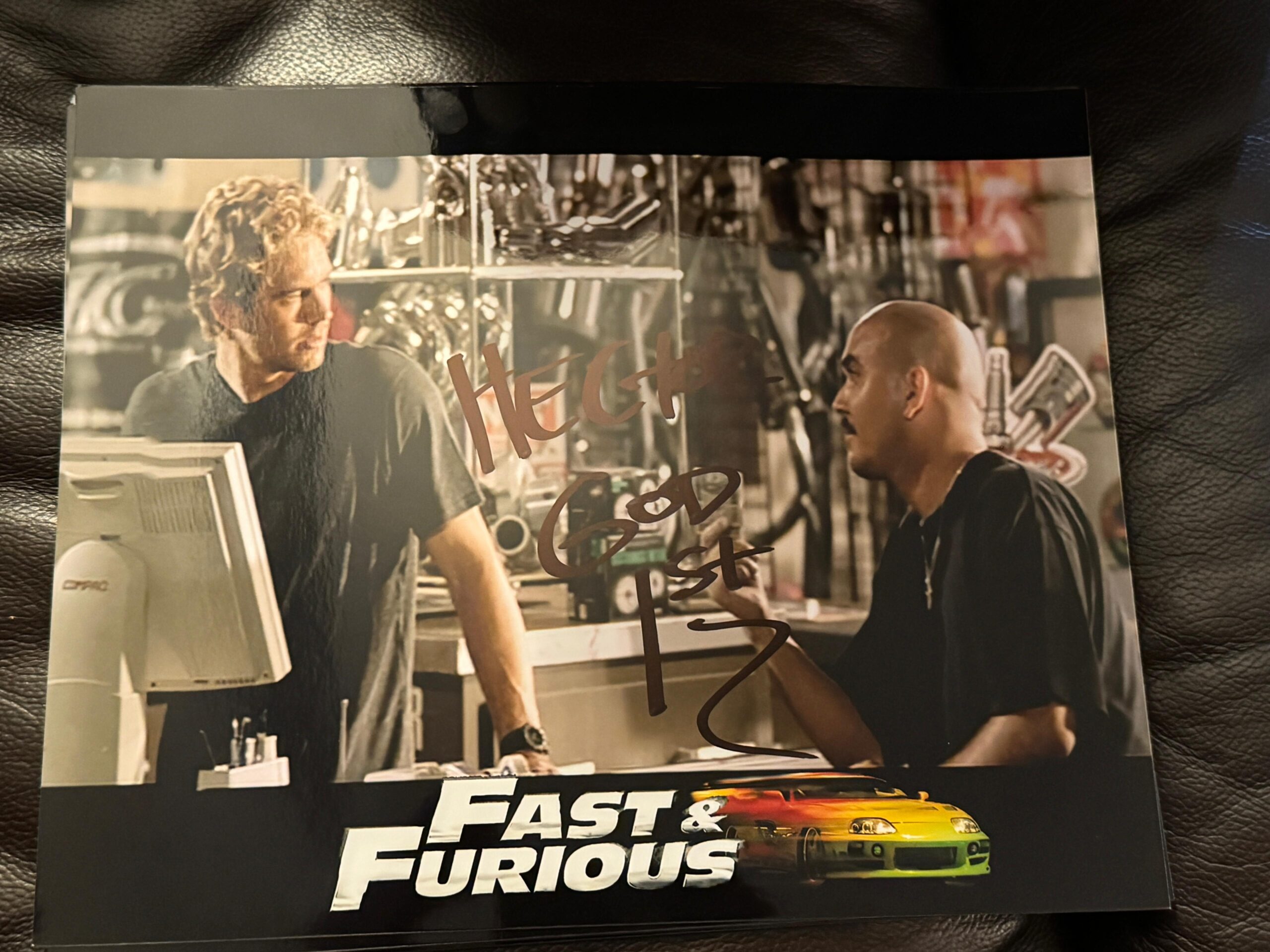 Fast and furious signed authentic cars